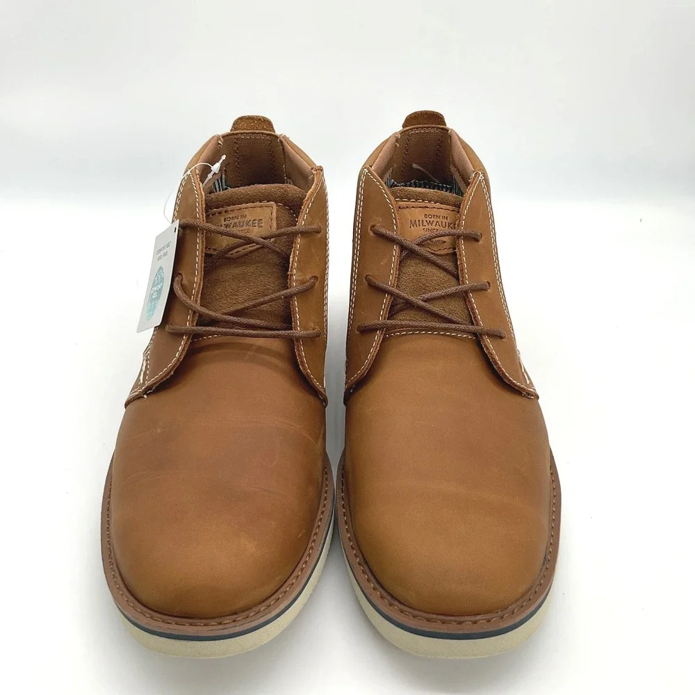 Nunn Bush Buchanan Mens Tan Brown Leather Chukka Boots 81098-239 Size 8M NEW